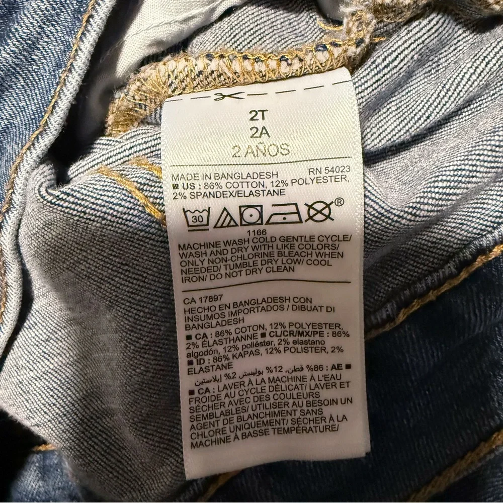 Old Navy Blue Denim Toddler Girls Jacket